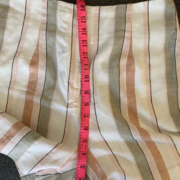 Beautiful high waisted linen shorts - Picture 8 of 9